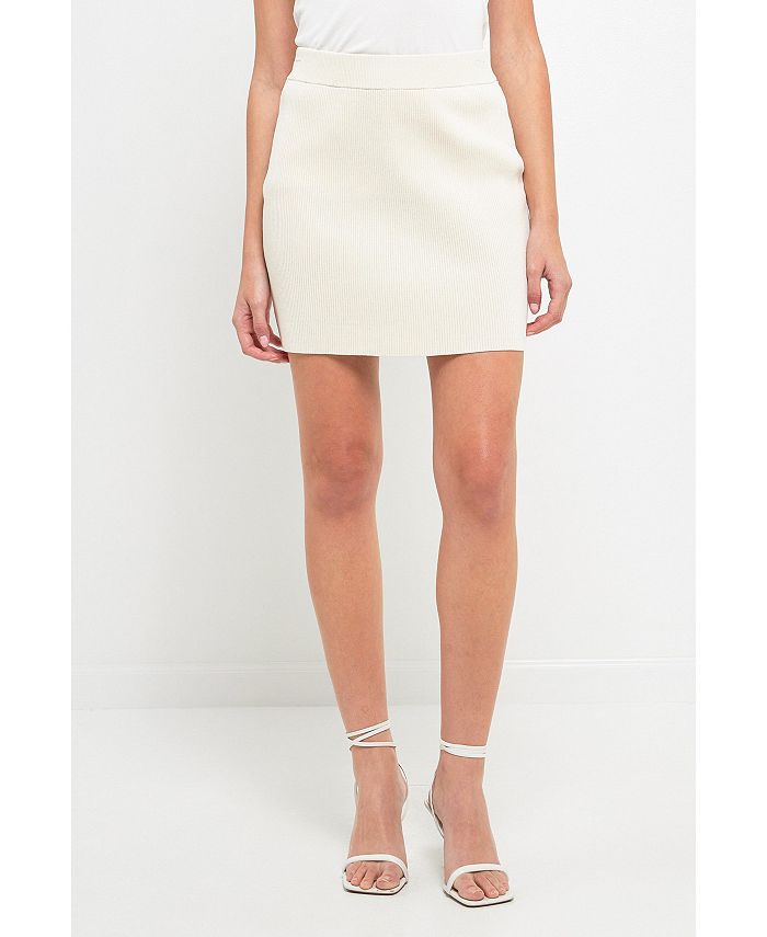 endless rose Women s Banded Knit Mini skirt Macy s