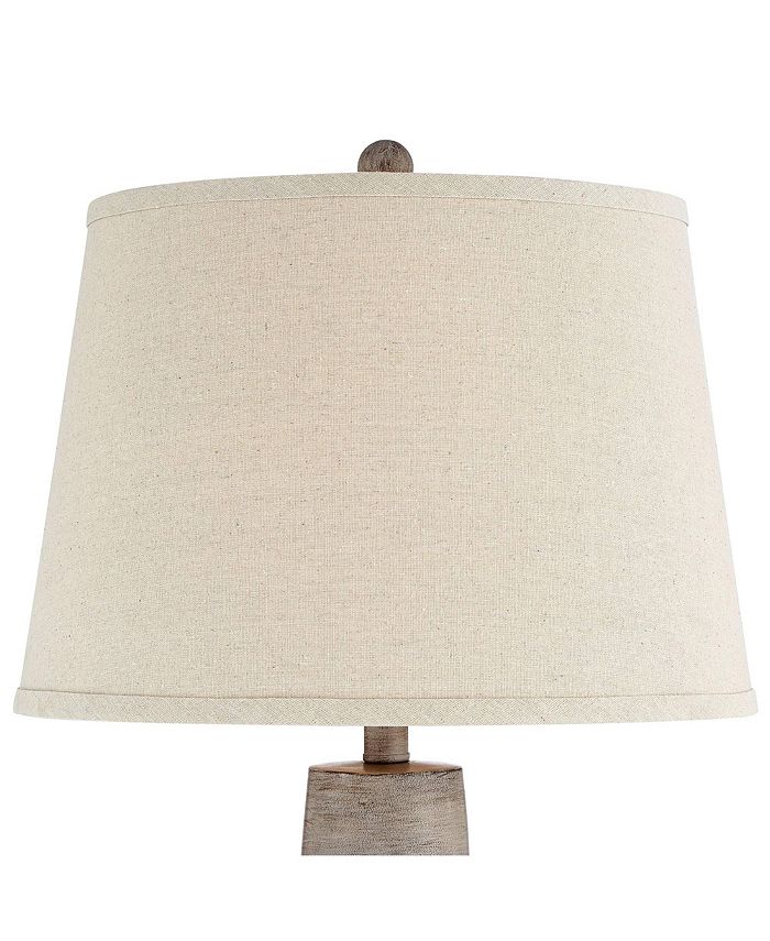 Regency Hill Glenn Rustic Country Cottage Style Table Lamps 27" Tall