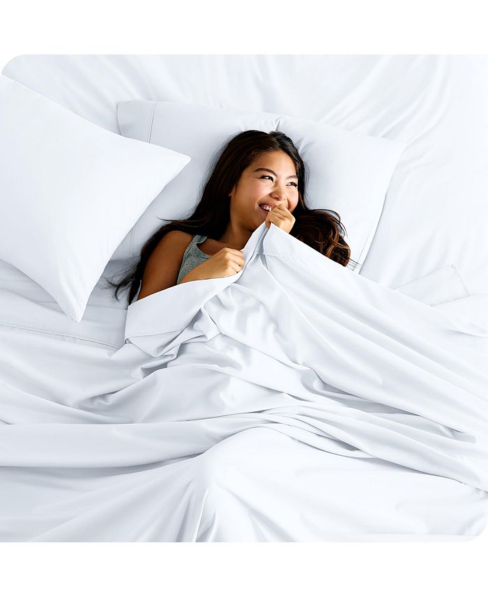 Bare Home UltraSoft Double Brushed Flat Top Sheet Queen Macy's