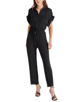 Steve Madden - Women's Alya Cuffed-Sleeve Jumpsuit