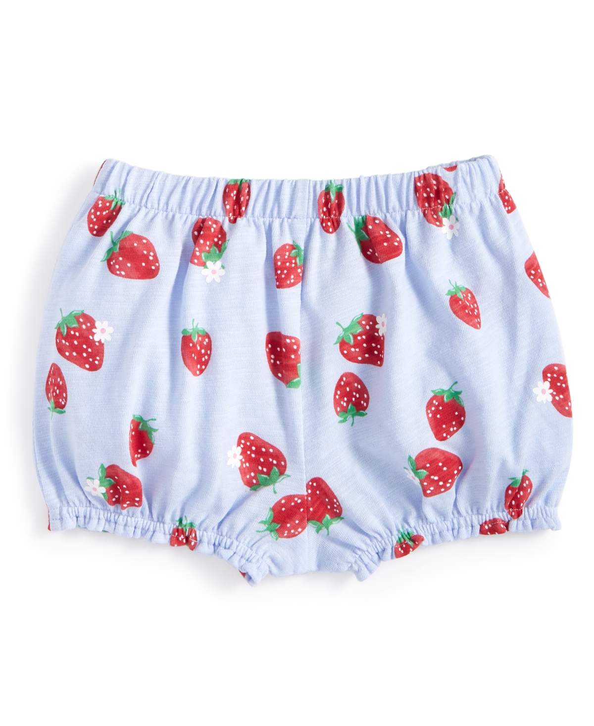 Shop First Impressions Baby Girls Strawberry Bloomer Shorts, Created For Macy's In Lunar