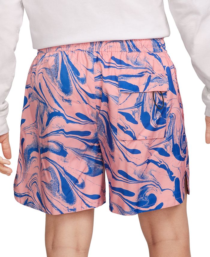Nike Men's Sportswear Lined Logo Swirl Shorts - Macy's