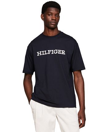 TOMMY HILFIGER - Men's embroidered logo T-shirt 