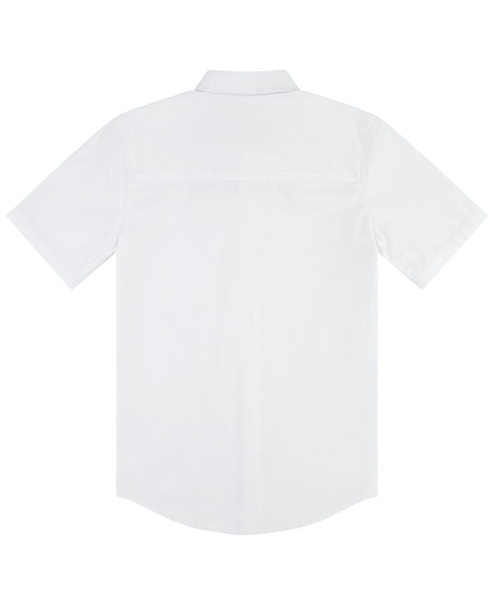 Levi's Big Boys Regular Fit Woven Short Sleeve Shirt - Macy's
