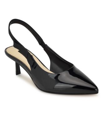 Nine West Women's Viki Pointy Toe Slingback Dress Pumps - Macy's