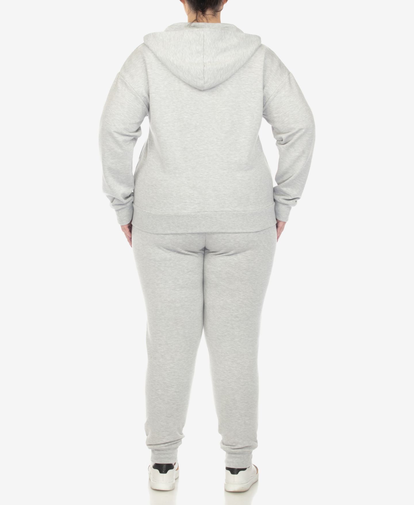 Пижамный комплект Tracksuit, флис, 2 предмета — White Mark, цвет: Серый — фото 2