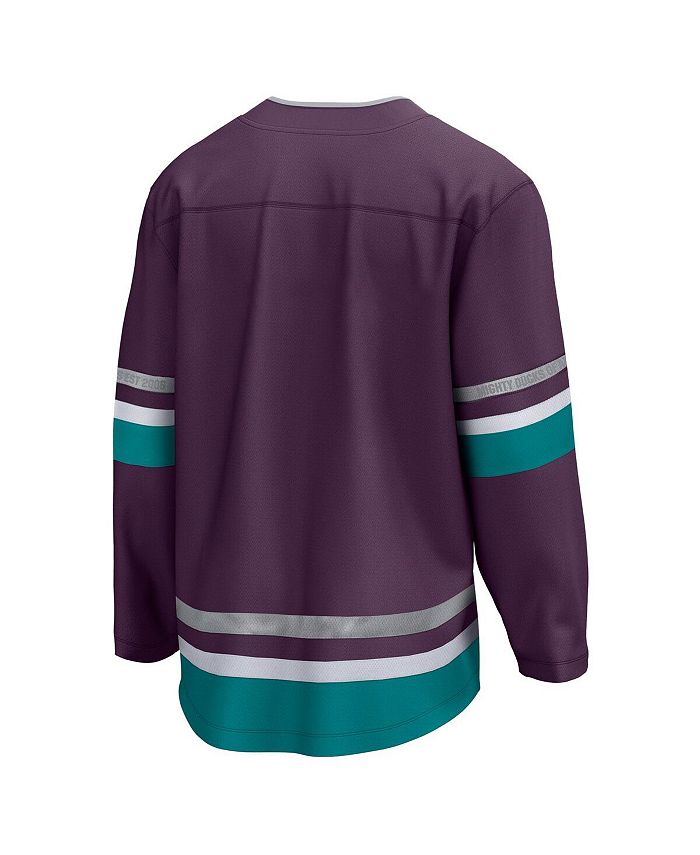Fanatics Men's Branded Purple Anaheim Ducks 30th Anniversary Premier