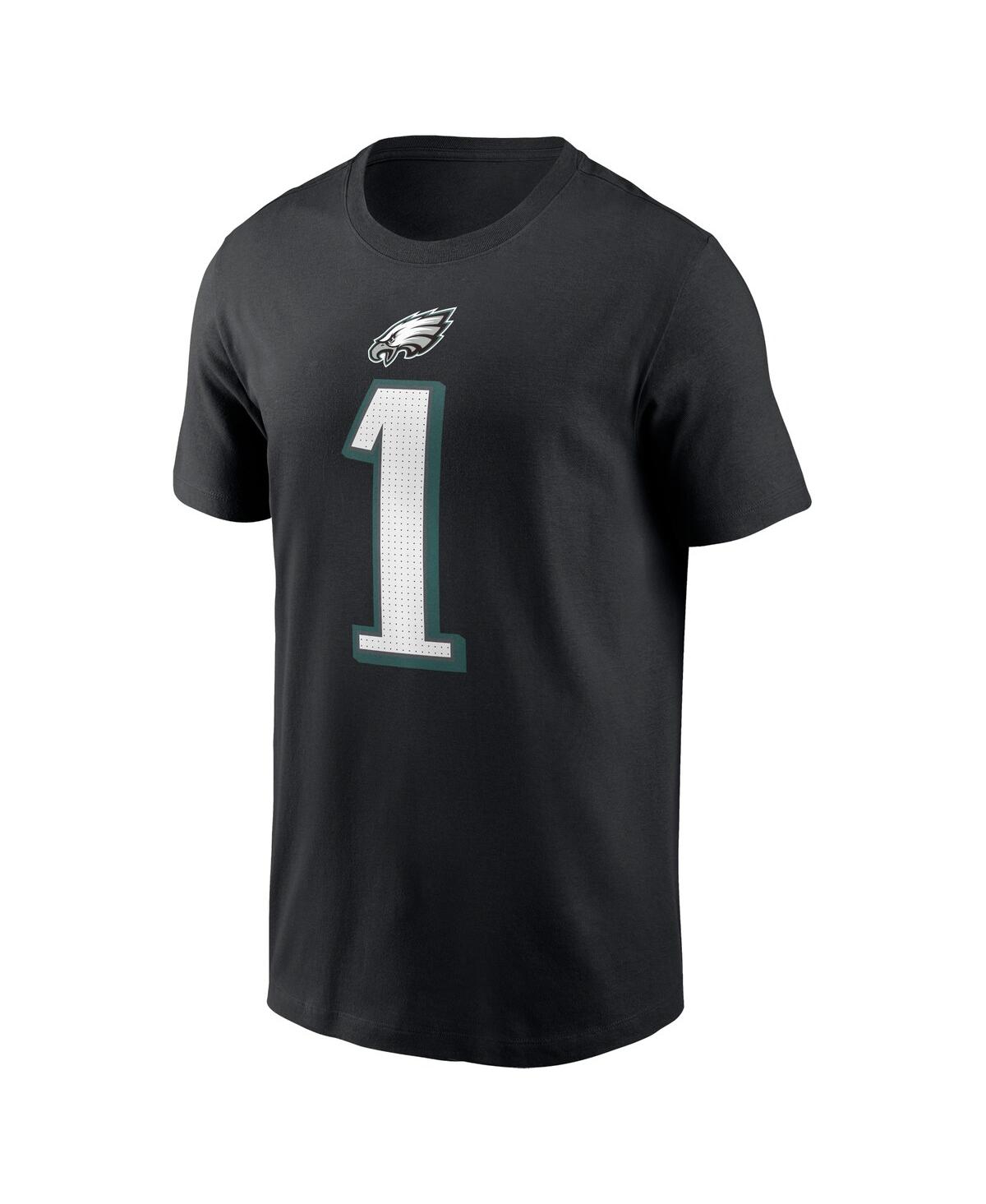 Men's Nike Jalen HurtsPhiladelphia Eagles Player Name and Number T-shirt - Black