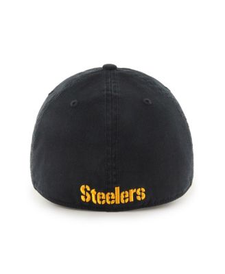 Men's Black Pittsburgh Steelers Franchise Logo Fitted Hat