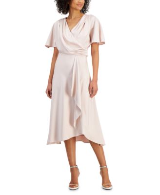 Macy's white midi dress best sale