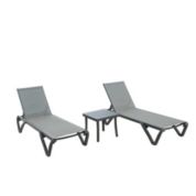 Grey baja sling hotsell chaise lounge