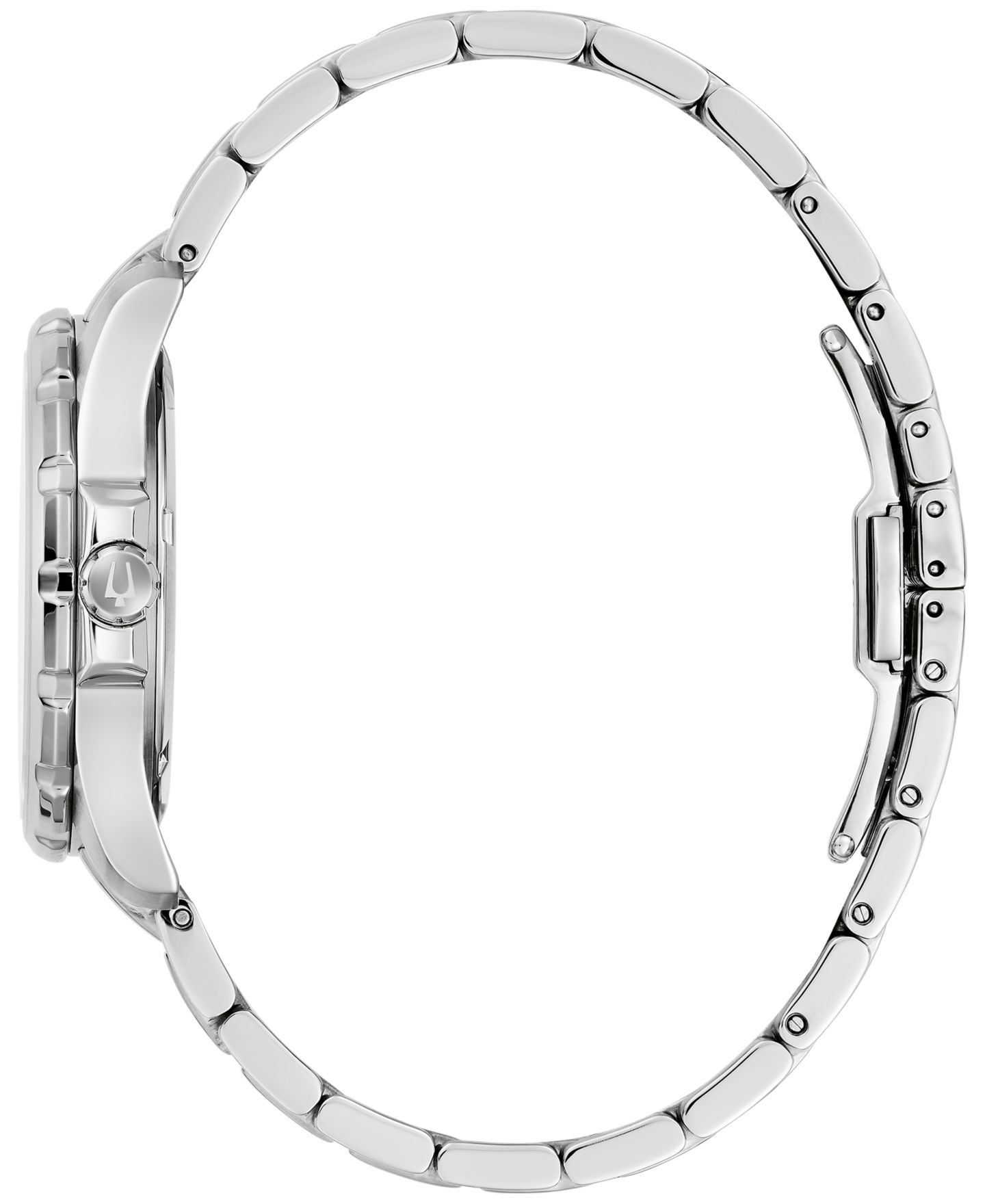 Женские часы Bulova Marine Star Diamond Accent Stainless Steel Bracelet Watch 36mm — фото 2