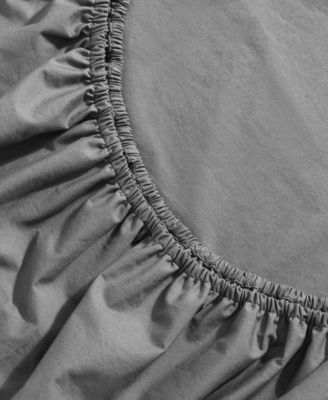 Washed Cotton Percale 4-Pc. Sheet Set, King