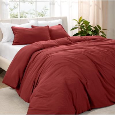 Ultra-Soft Sandwashed Duvet Cover & Sham Set, Full