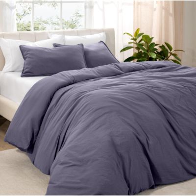 Ultra-Soft Sandwashed Duvet Cover & Sham Set, Full