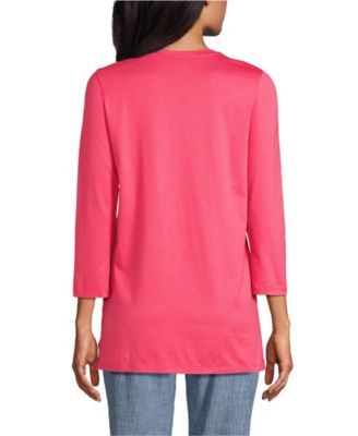 Women's 3/4 Sleeve Cotton Supima Tunic