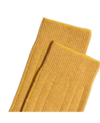 Women's Lux Italian Wool Cashmere Crew Socks