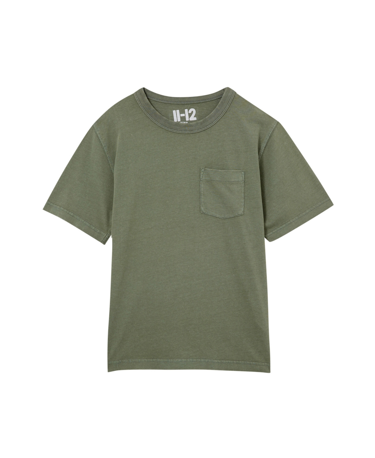 Cotton On Kids' Big Boys The Eddy Essential Short Sleeve T-shirt In Swag Green Wash