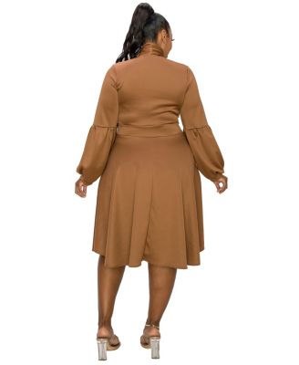 Plus Size Bekah Flare Pocket Dress