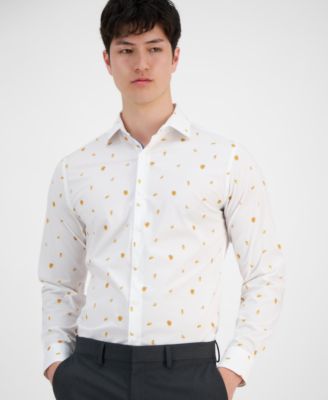 Bar III - Men's Melon-Print Dress Shirt