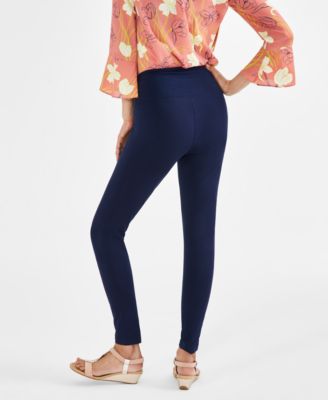 Petite High-Rise Basic Leggings, Created for Macy's 