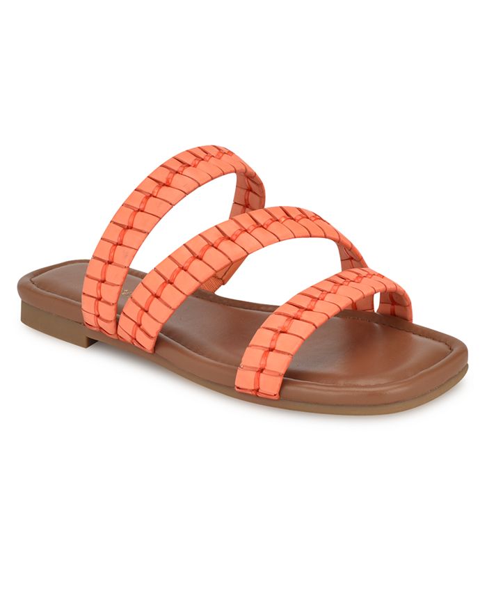 Macy's top orange sandals