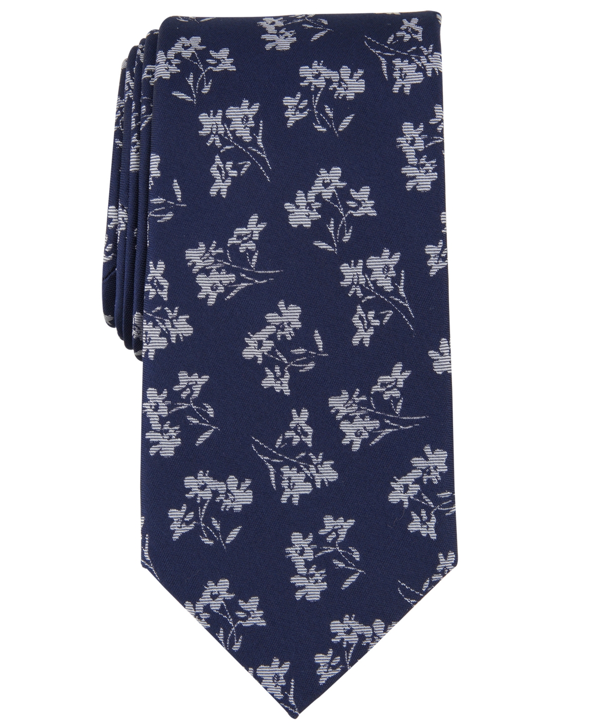 Michael Kors Men's Classic Floral Tie In Navy