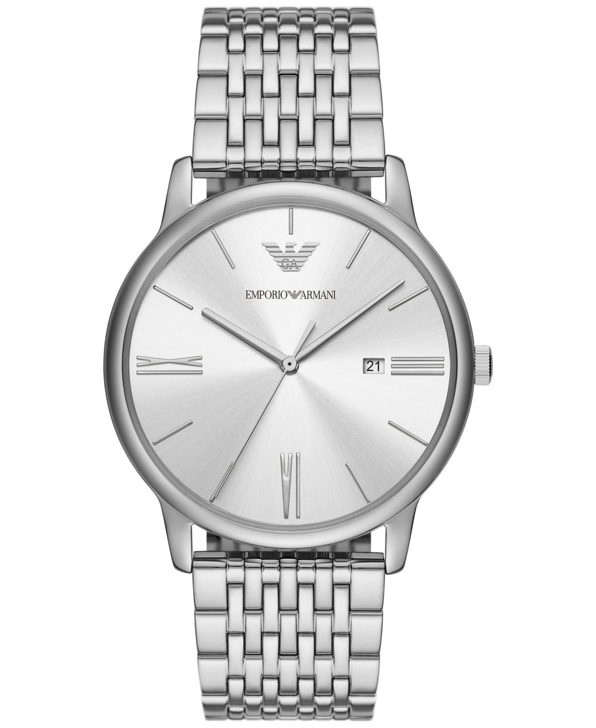 Men's Stainless Steel Bracelet Watch 42mm - Silver-tone