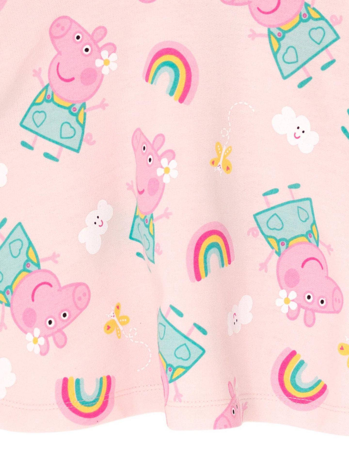 Платье Peppa Pig French Terry Skater Dress для девочек-малышей, цвет: Розовый — фото 4