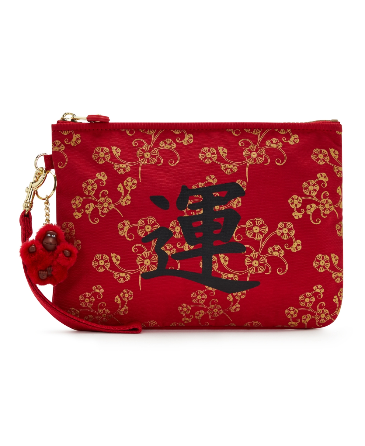 Kipling Lunar New Year Zao Wristlet In Tango Red