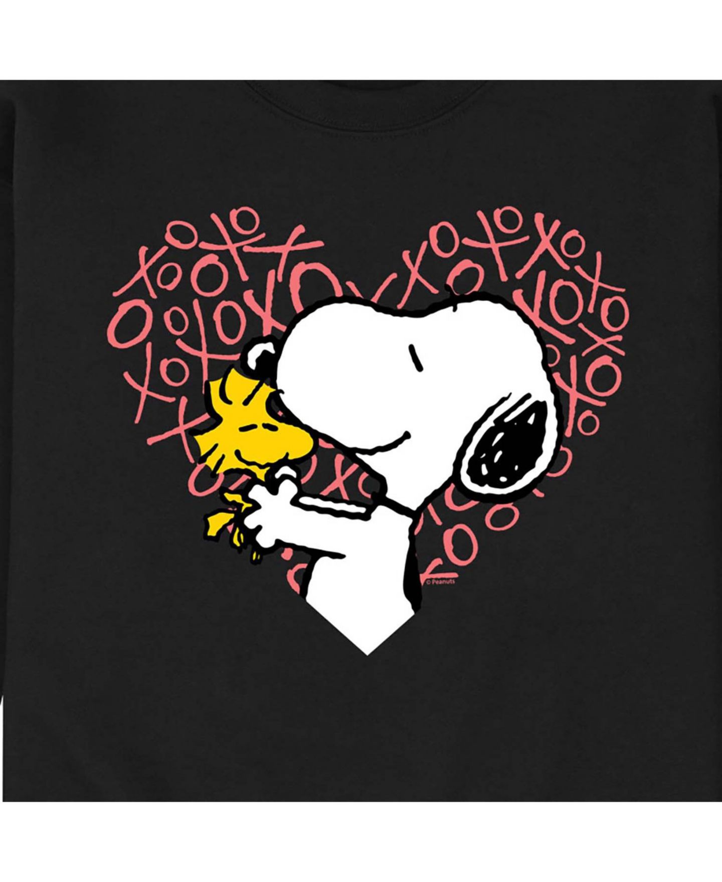 Мужской свитшот AIRWAVES Peanuts Long Sleeve Crew Fleece, цвет: Чёрный — фото 3