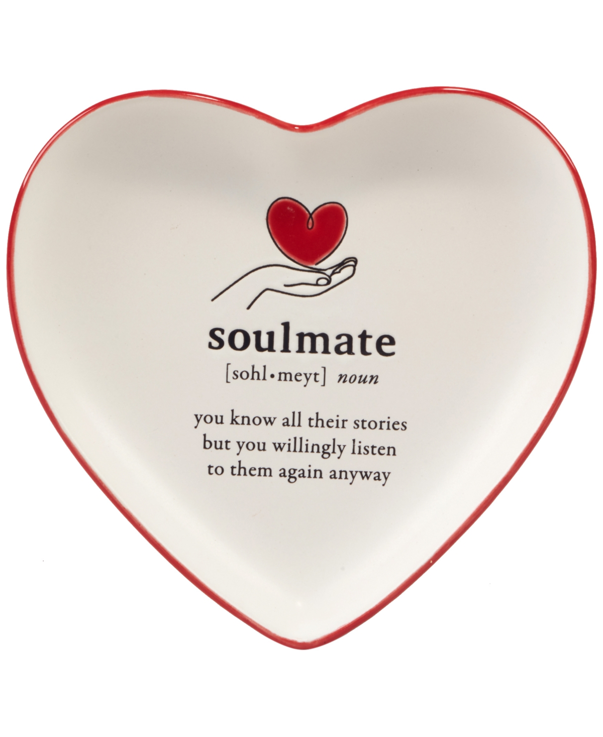 Certified International Valentine's Day Tidbit Plates, Set Of 4 In Pink