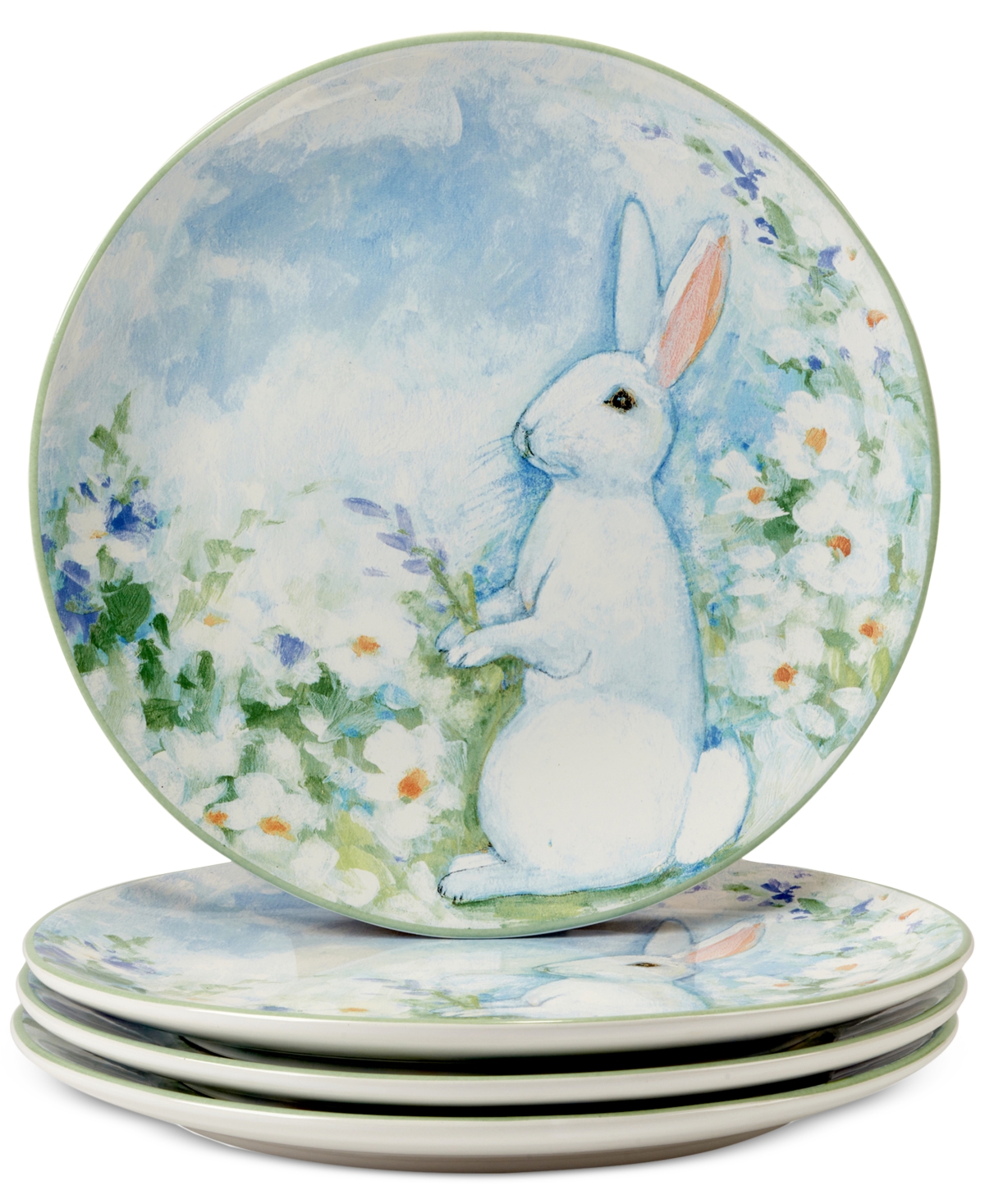 Certified International Easter Morning 16-pc. Dinnerware Set In Blue