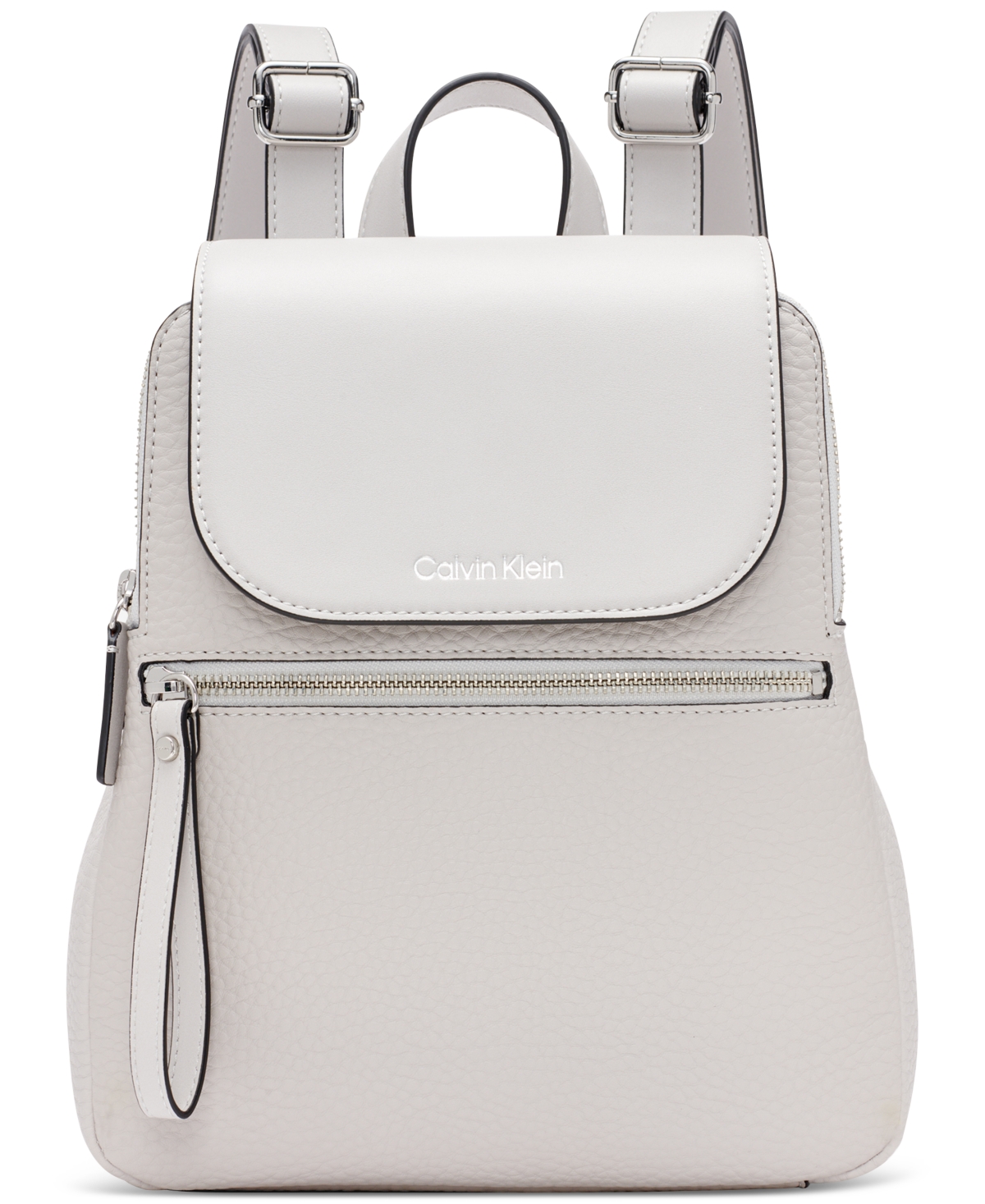 Calvin Klein Garnet Triple Compartment Backpack In Dove Grey