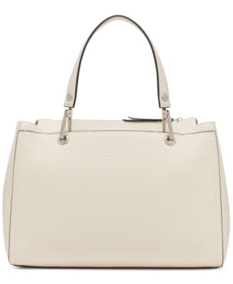 Garnet Triple Compartment Top Zipper Satchel