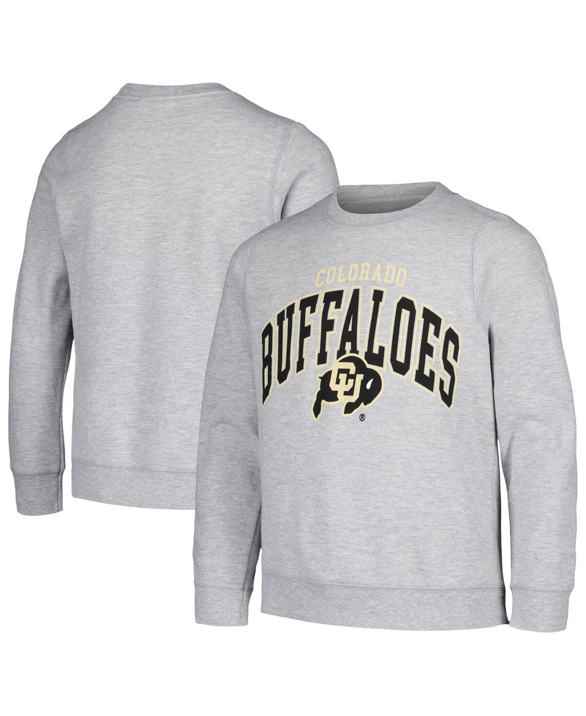 Shop Garb Big Boys  Gray Colorado Buffaloes Cruz Pullover Sweatshirt