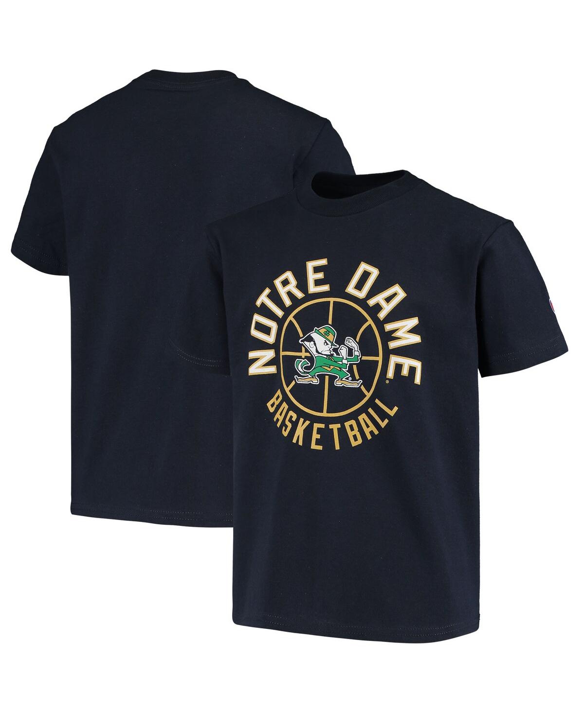 Champion Kids' Big Boys  Navy Notre Dame Fighting Irish Basketball T-shirt