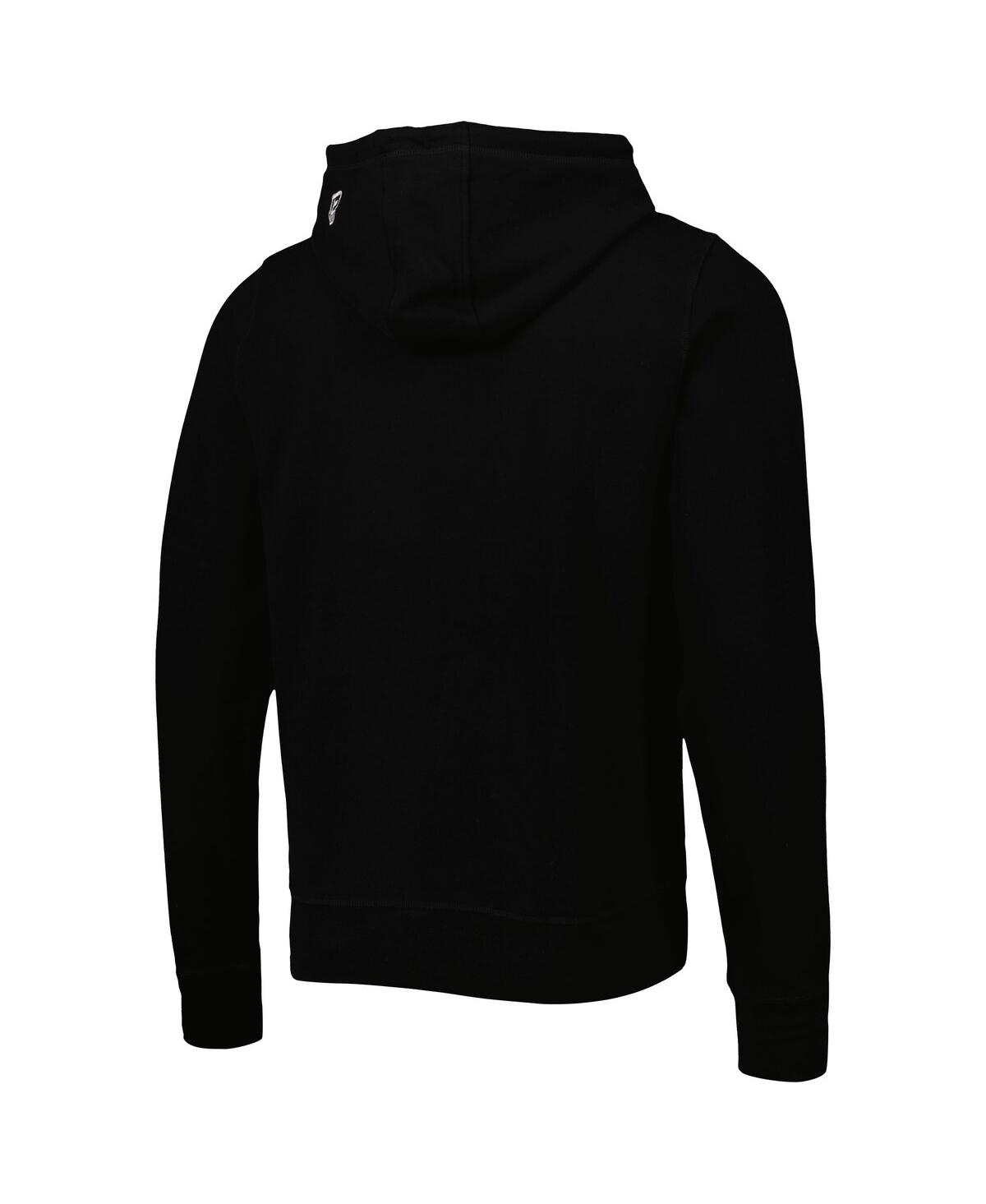 NEW ERA MEN'S NEW ERA BLACK NEW ORLEANS SAINTS INK DYE PULLOVER HOODIE 