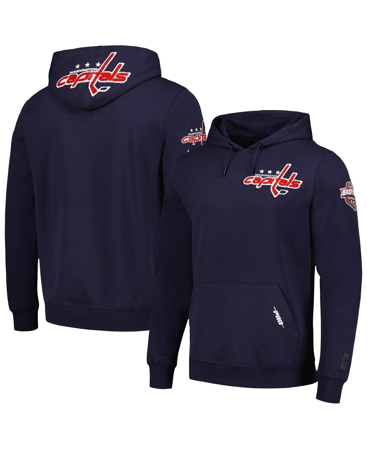 Shop Pro Standard Men's  Navy Washington Capitals Classic Pullover Hoodie