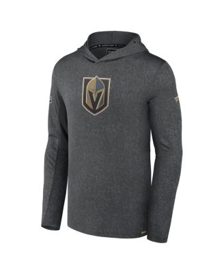 Men's Gray Vegas Golden Knights Authentic Pro Lightweight Pullover Hoodie