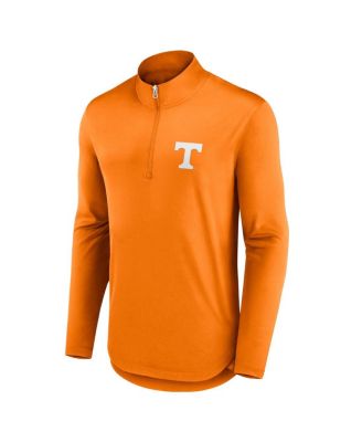 Men's Tennessee Orange Tennessee Volunteers Quarterback Mock Neck Quarter-Zip Top