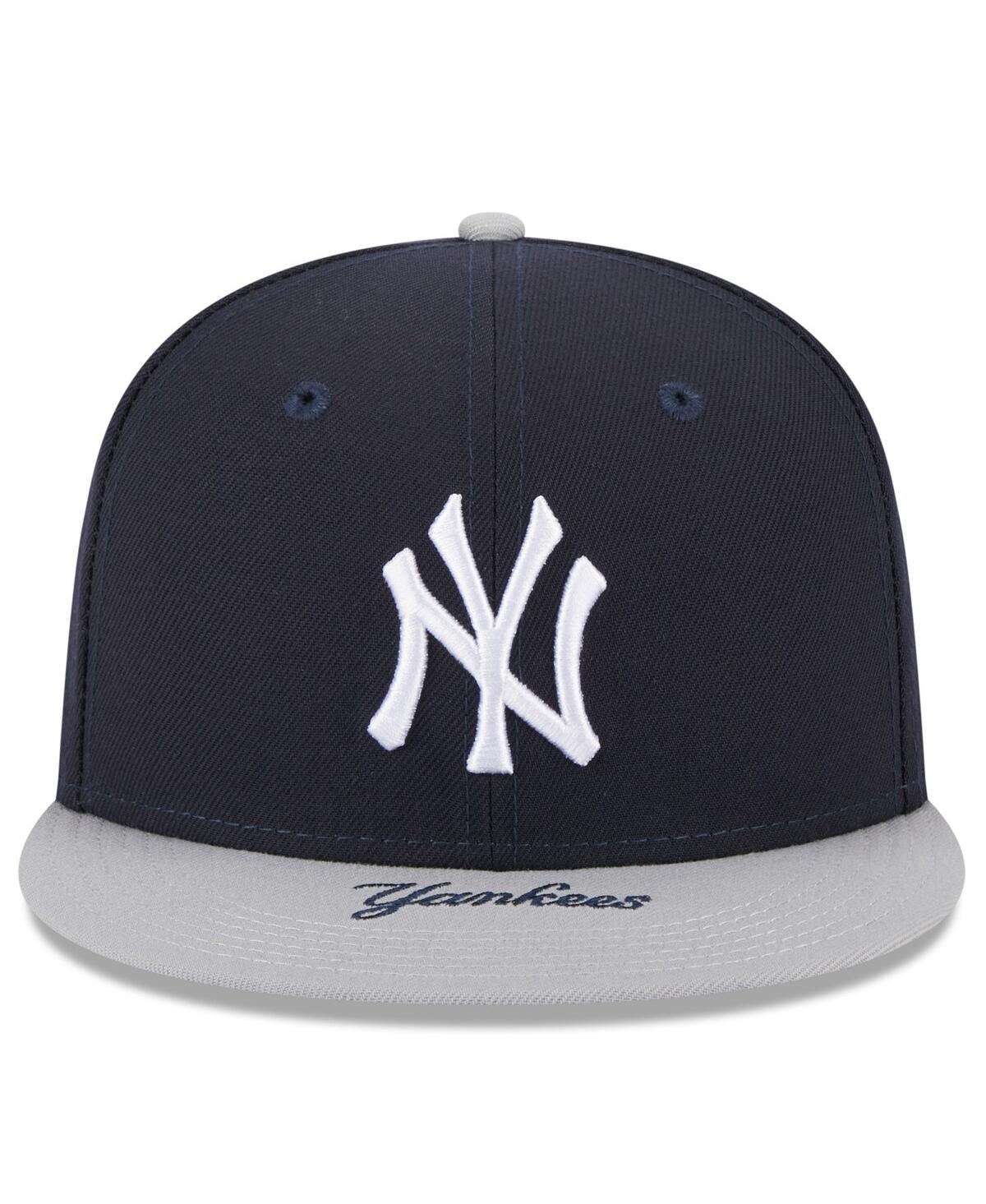 Men's New Era Gray New York Yankees On Deck 59FIFTY Fitted Hat - Gray