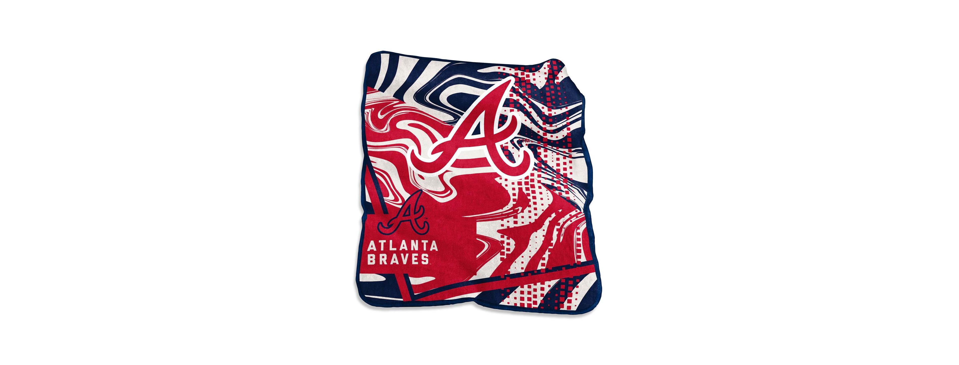 Atlanta Braves 50" x 60" Swirl Raschel Throw Blanket