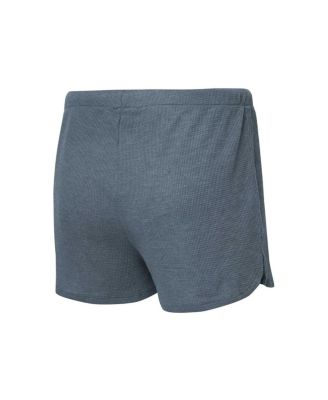 Women's Gray Distressed Pittsburgh Penguins Meadow&nbsp;Long Sleeve T-shirt and Shorts Sleep Set