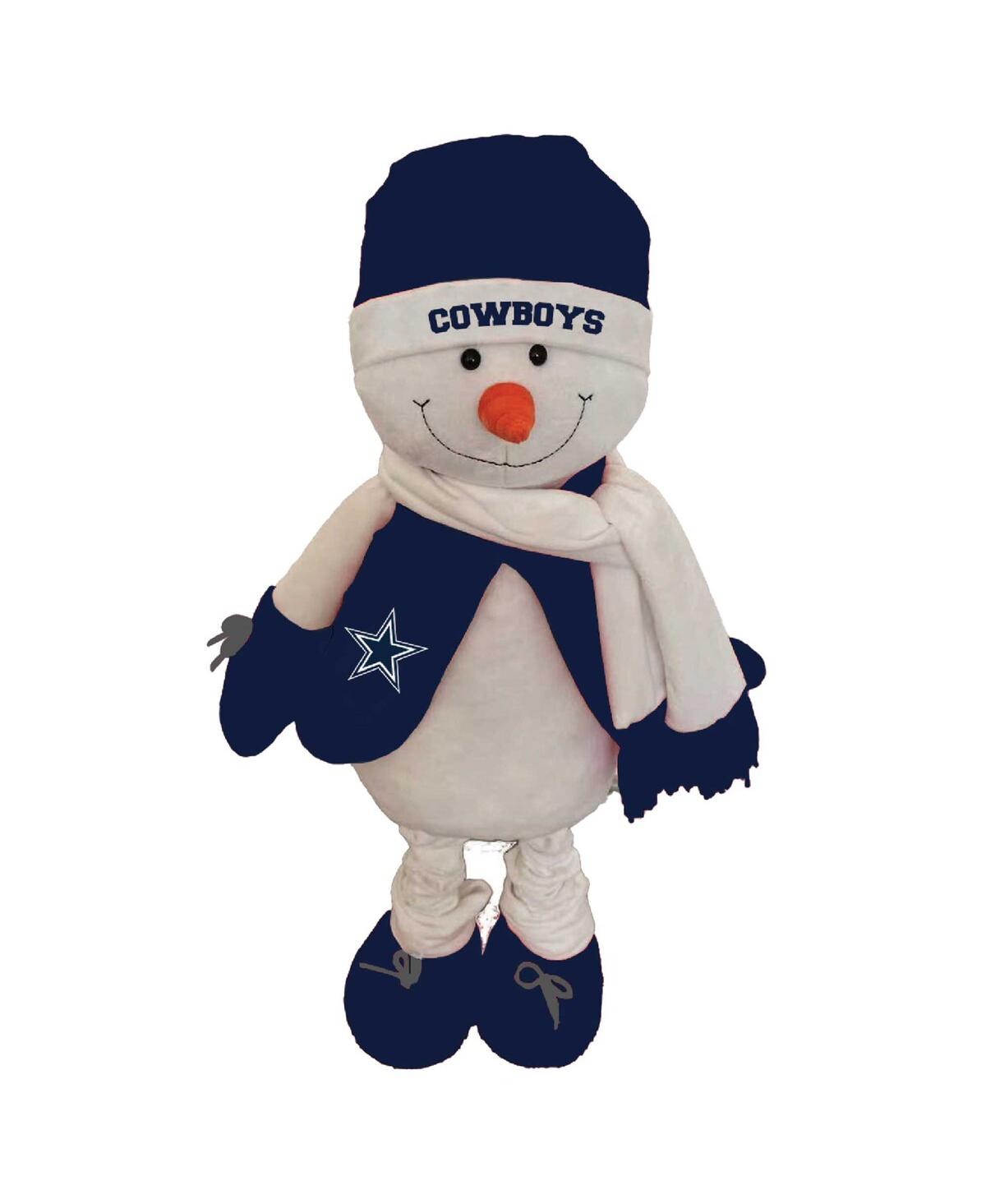 The Memory Company Dallas Cowboys 17" Frosty Snowman Mascot - White, Blue