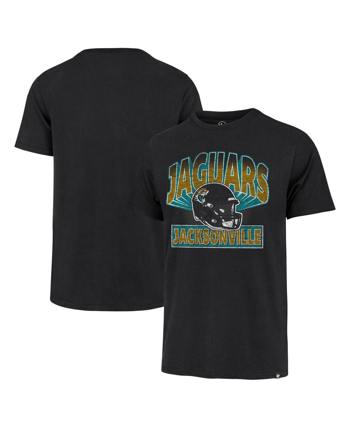 47 Brand Men's ' Black Distressed Jacksonville Jaguars Amplify Franklin T-shirt