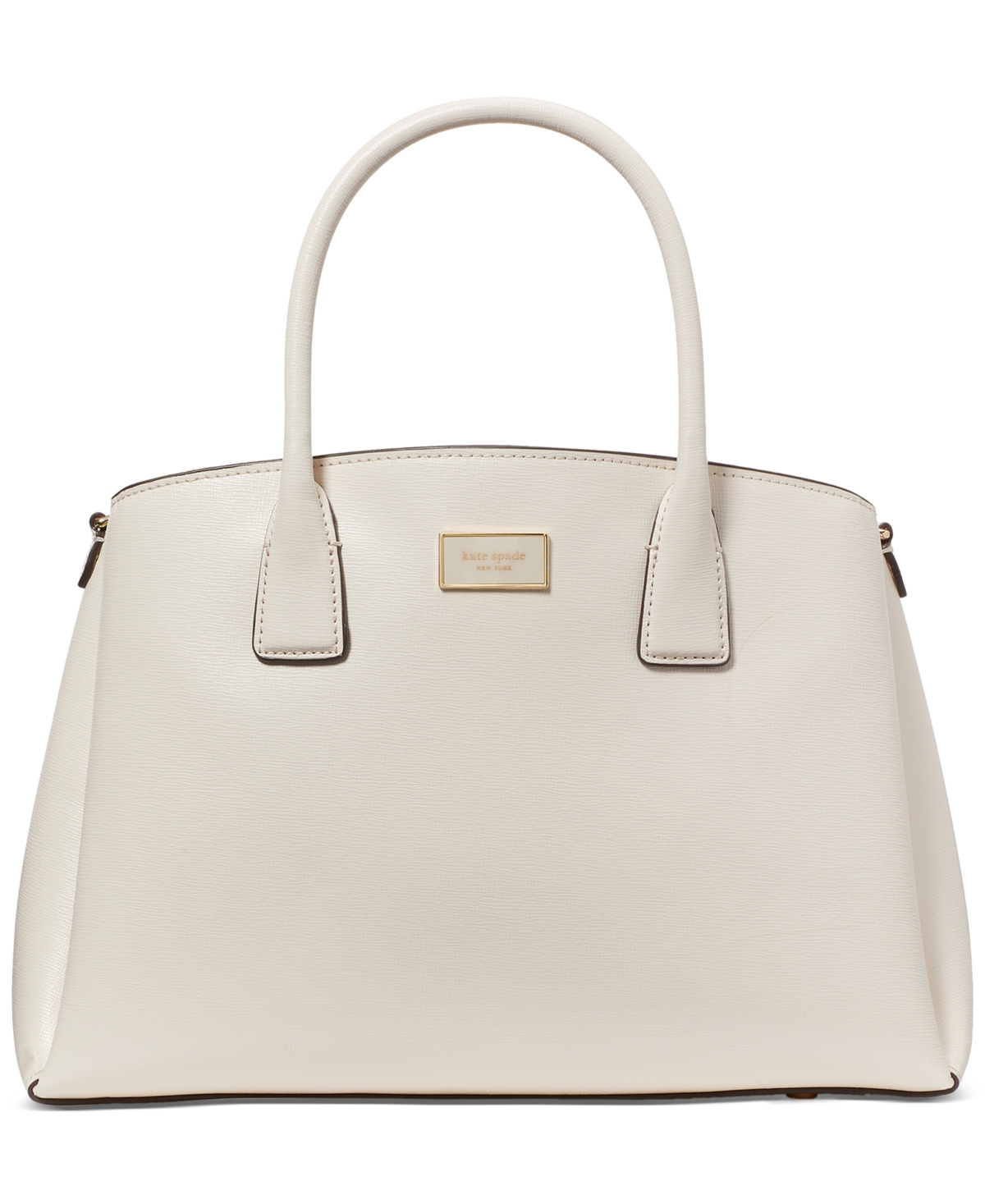 Kate Spade New York Serena Small Saffiano Leather Satchel - Parchment