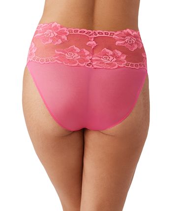 Les Pockets Pack of 3 women's stretch cotton thongs with floral