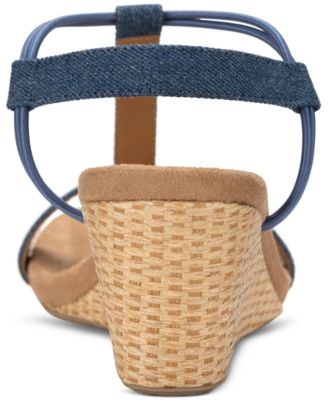 Women's Mulan Wedge Open-Toe Sandals, Created for Macy's