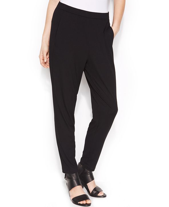 eileen fisher slouchy ankle joggers